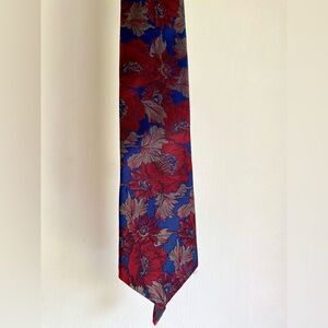 Vintage Floral Men’s Tie Etienne Aigner 90s Style